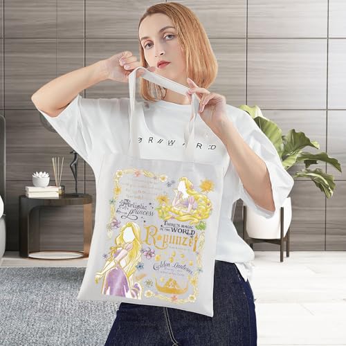 BWWKTOP Princess Tote Bag Princess Lover Gifts Princess Canvas Shoulder Bag miniatura 2