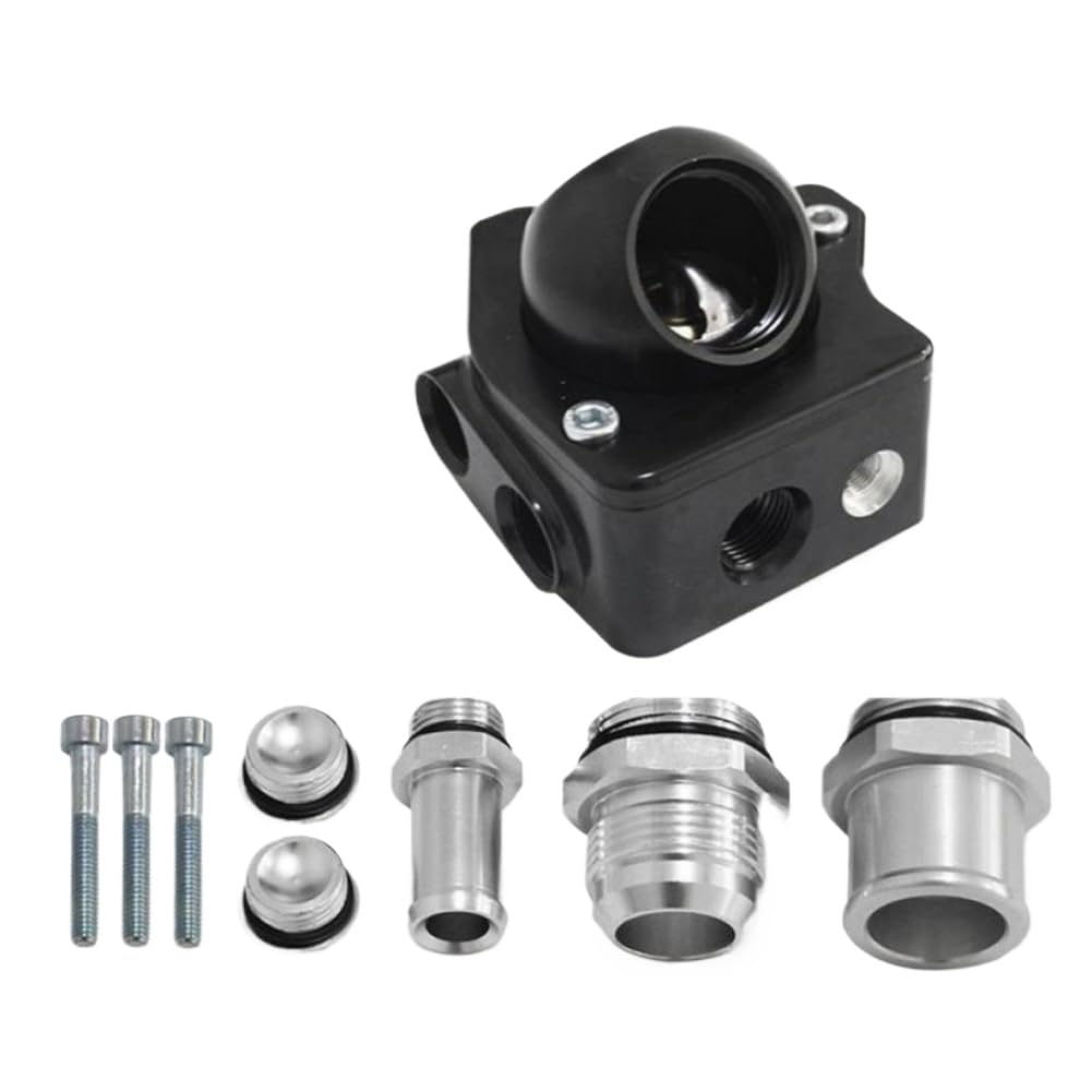 Yajbhnzpt Onecolor Swivel Neck Thermostat Housing Compatible With K-Series K20 K24 Radiator Hose K Swap Yx02914