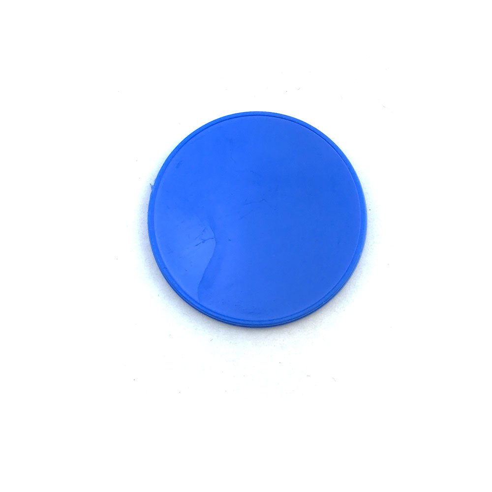 Smartdealspro Mini contatori di apprendimento in plastica opaca, gettoni per giochi di fiches da poker, con scatola portaoggetti, blu, 40 mm