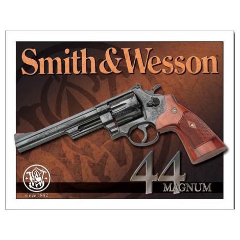 スミス&ウエッソン　SMITH & WESSON　【超レア商品】銃 ポスター Amazon.co.jp: スミス＆ウェッソン ティンサイン S＆W-44 Magnum Tin
