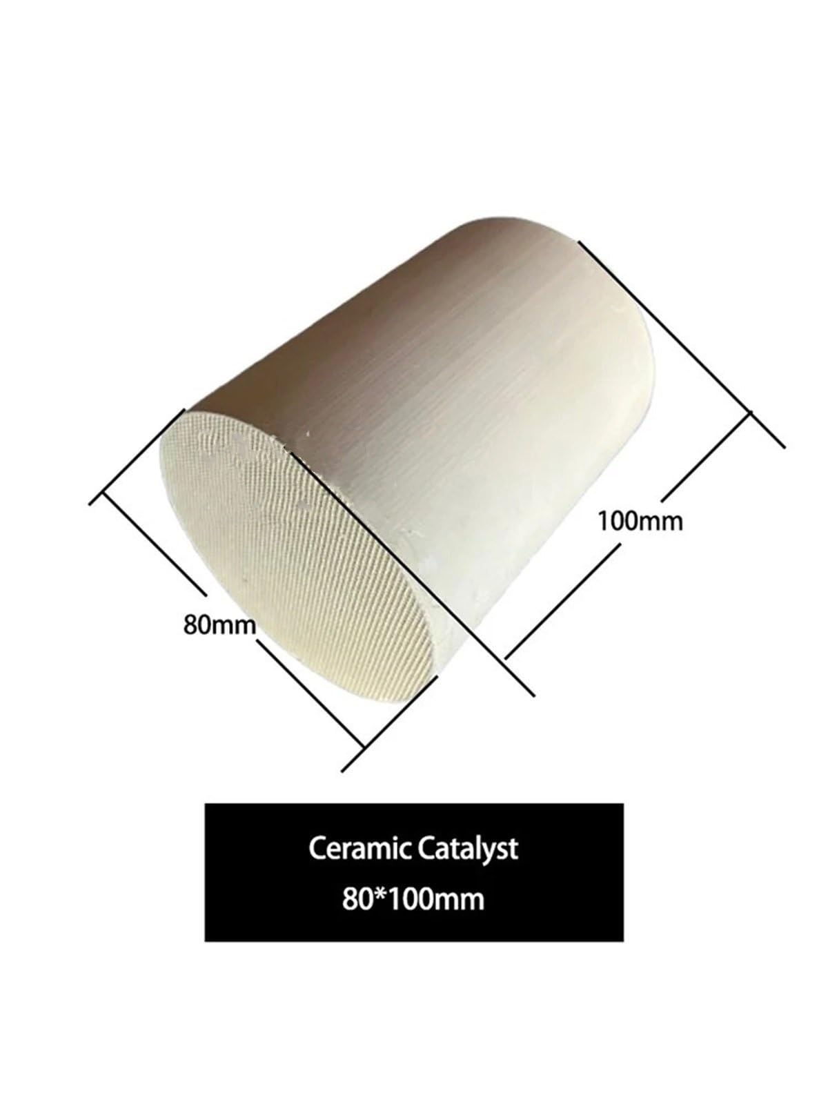 katalizator akcesoria katalizator samochodowy Uniwersalny ceramiczny katalizator 80 * 100mm Honeycomb CAT Euro 3 Filtr katalizatora do części układu wydechowego