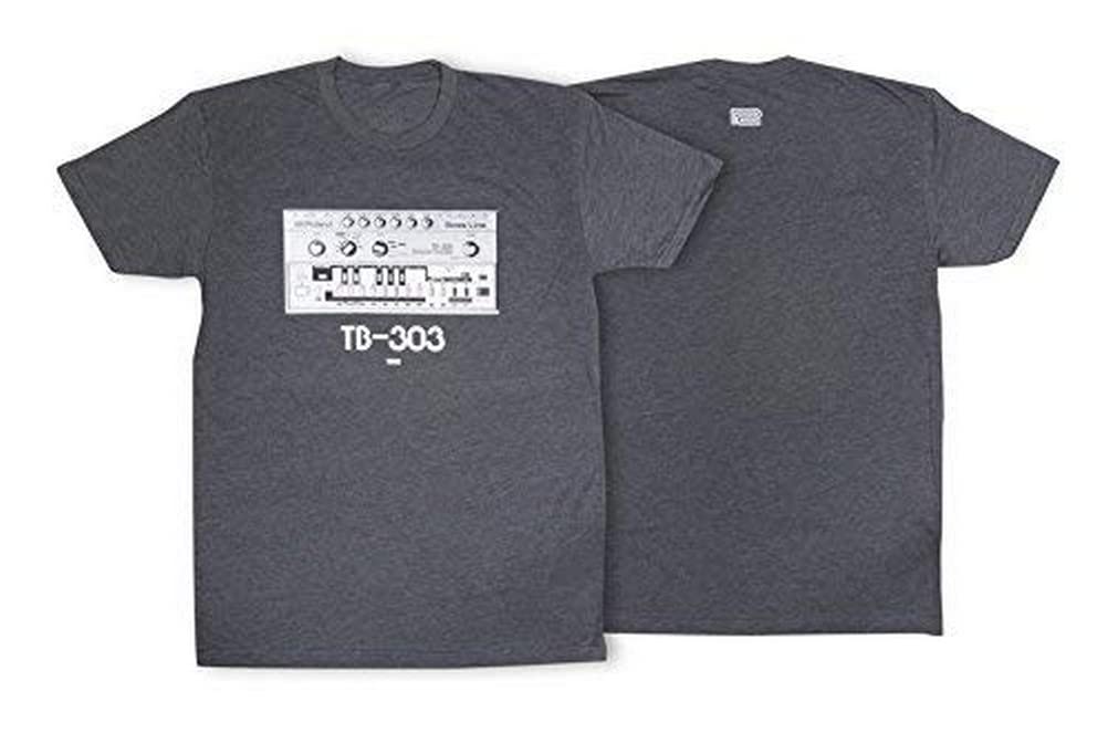 T-shirt Roland CCR-TB303TSC TB-303 Crew Charcoal taille S pour passionnés de MAO - 2