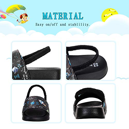 Image of WateLves Toddler Boys Girls Slides Sandals for Swim Beach Kids Water Shoes Casual Summer Slippers
