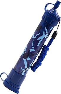 Emergency Water Filter,Emergency Water Filter Water Purifier | Emergency Survival Gear Water Purifier for Camping Hiking Hunting Backpacking Rock-br