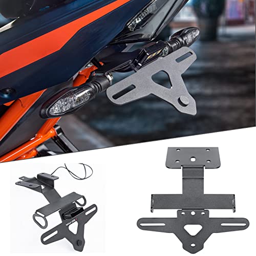 👏 【Montaggio】: staffa per targa compatibile con RC390 2022 2023. Questa è una parte di ricambio aftermarket. Viene utilizzato per sostituire o riparare scopi per problemi difettosi e difettosi. Non è una parte originale del produttore. Conferma se l'articolo può essere adatto al tuo motore o meno prima di effettuare l'ordine.