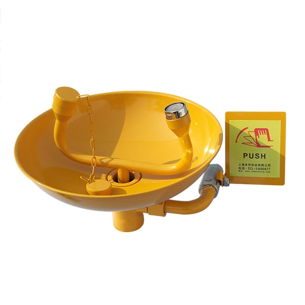 BBGS Lavaocchi con Coperchio, Lavaocchi di Emergenza Spray Doppia Bocca da Laboratorio Dispositivo per La Pulizia degli Occhi da Tavolo/A Parete (Color : Style 3)