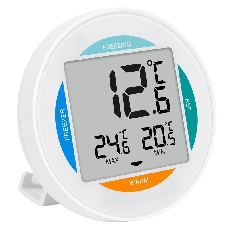 Refrigerator Thermometer with Hook for Home Use Indoor