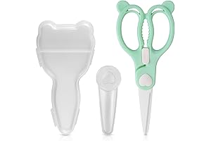 Ceramic Scissors for Baby Food Cutting with Safety Lock
