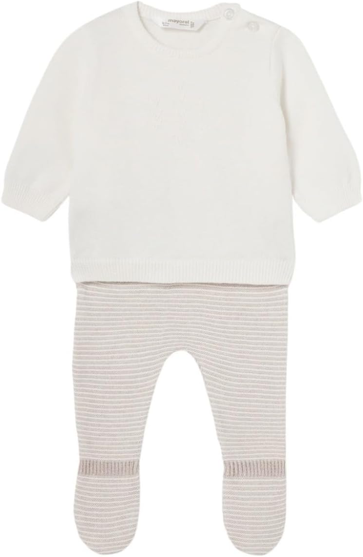 Mayoral Knit Leg Warmer Set for Baby-Boys Natural