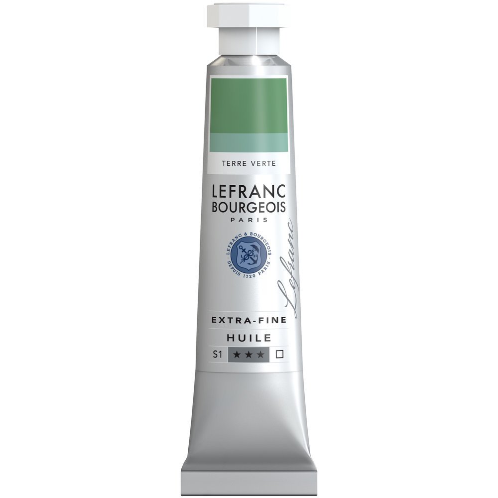 Lefranc & Bourgeois Extra Fine Lefranc Oil paints Artist Pigments, oil-based paint, Grüne Erde, 20 ml — image 1