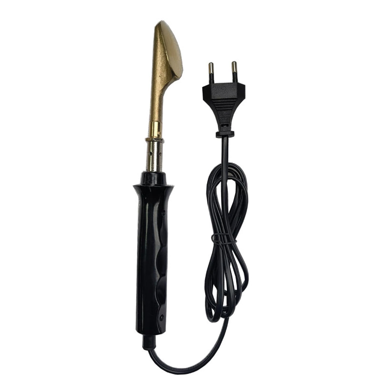 HUIOP Mini plancha eléctrica portátil de 50W y 220V para ropa de cuero, bolsa, zapatos, reparación de parachoques de coche, soldador eléctrico, eliminación de arrugas, superficie de cuero, herramienta