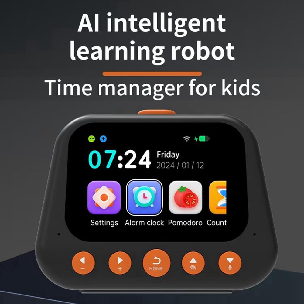 Reloj despertador inteligente con IA para niños, multifuncional, máquina de diálogo de voz, gestión del tiempo, reloj autodisciplinado B