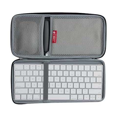 Hermitshell Hard Travel Case for Apple Magic Keyboard MLA22LL/A + Trackpad 2 MJ2R2LL/A + Mouse Bluetooth (Nylon, Black) Cover