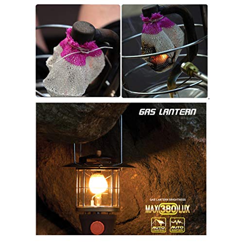 CLISPEED 10Pcs Mantelli per Lanterne a Gas Lampada...