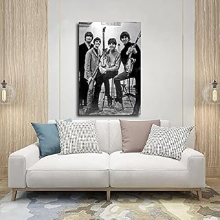 Poster sur toile Mick Jagger et les Beatles – Décoration murale – Pour salon, chambre à coucher – Cadre : 60 x 90 cm - Les Beatles, Paul McCartney, John Lennon, RIngo Starr, George Harrison Poster sur toile Mick Jagger et les Beatles - Décoration murale - Pour salon, chambre à coucher - Cadre : 60 x 90 cm – Image 5