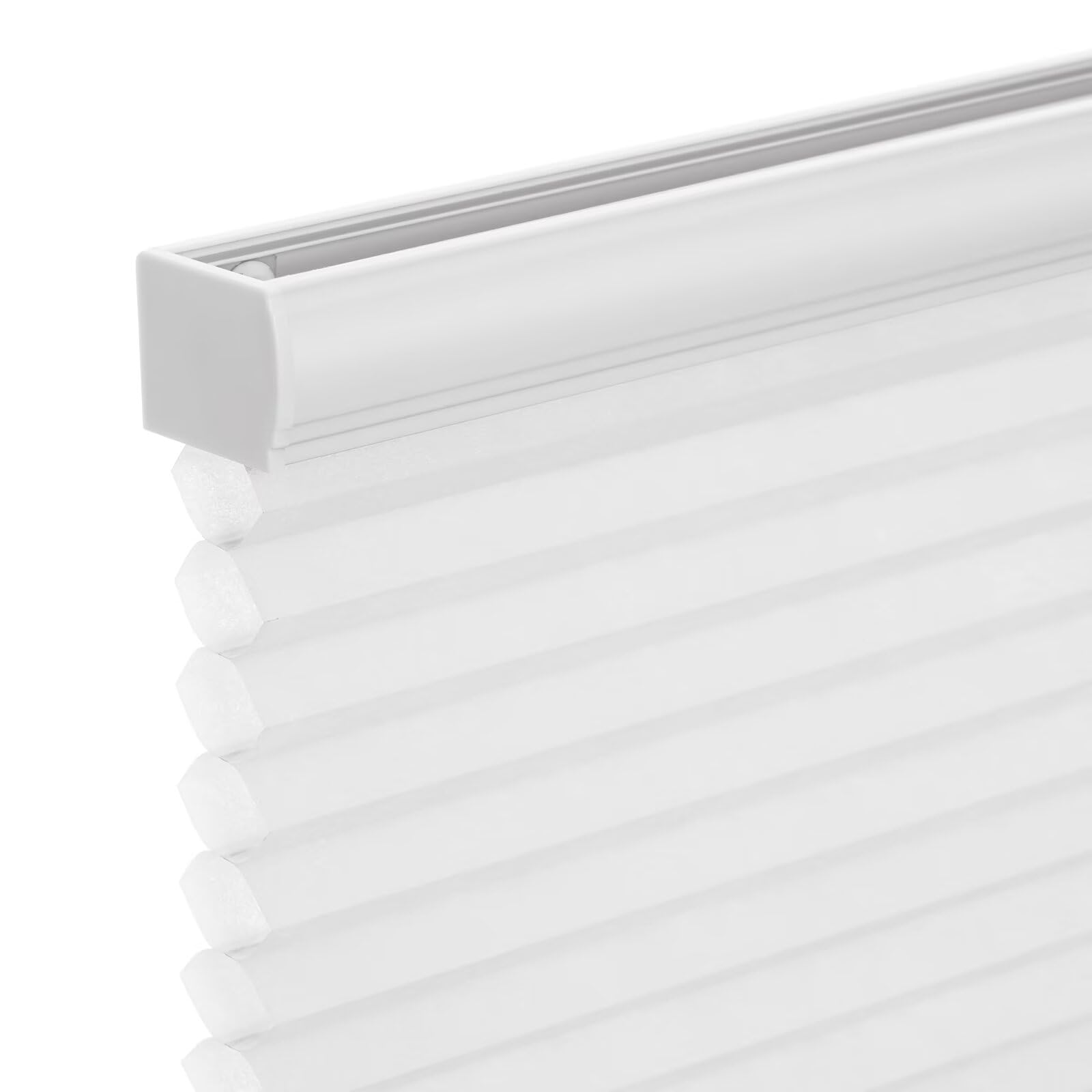 Changshade Cordless Cellular Shades, Light Filtering Honeycomb Shades for Windows, Pull Down Pleated Blinds, Easy to Install for Indoor Windows and