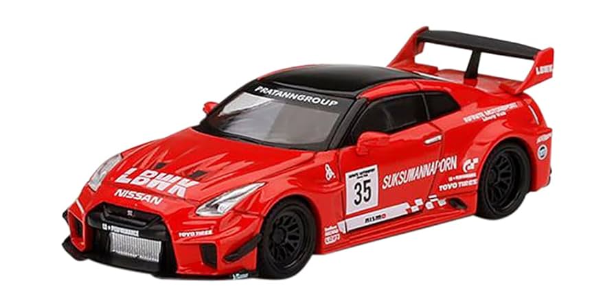 MINIGT リバティー LB-Silhouette WORKS 35GT-RR 1/64スケール MINI GT「LB-Silhouette WORKS GT NISSAN 35GT-RR