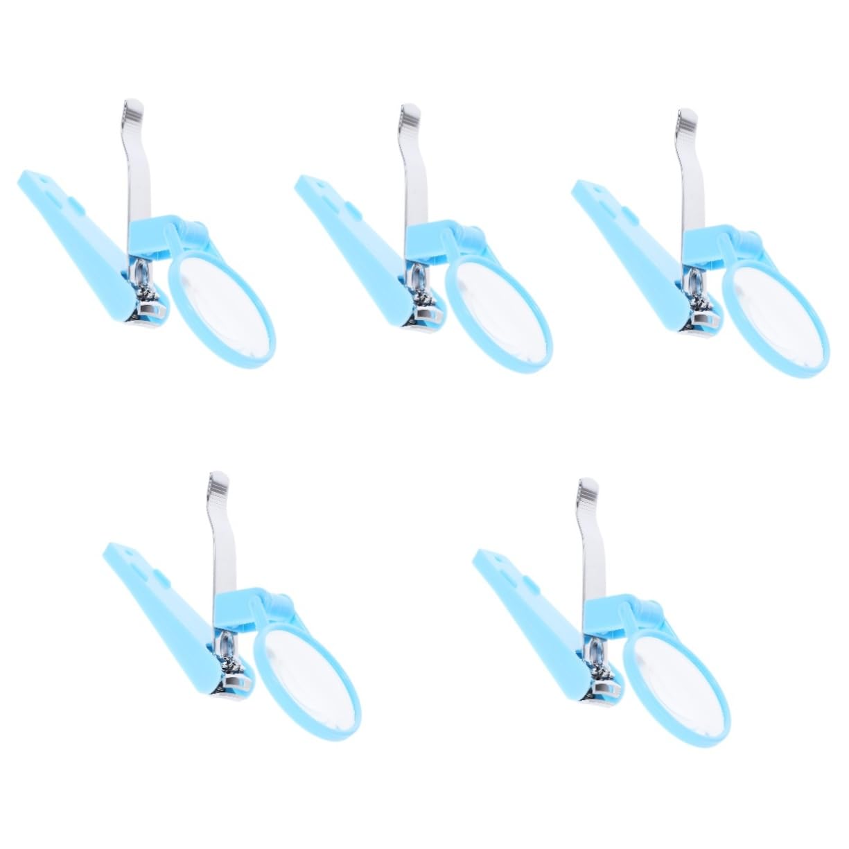 Healvian 5stücke Glass Nail Clipper Für Senioren Und Nagelschneider Mit Nagelfeile Präzise Und Ergonomisch Für Maniküre Und Pediküre Mit Verstellbarer Lupe