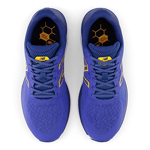 New Balance mens 680 V7 Running Shoe 10 Marine Blue/Night Sky/Hot Marigold