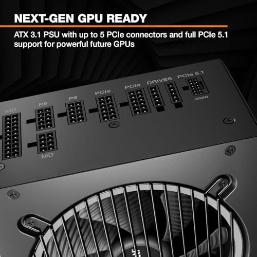 Image of be quiet! Pure Power 13 M 750W Power Supply, 80 Plus Gold Certification, ATX 3.1 PSU, Support for PCIe 5.1 GPUs, semi-Passive 120mm be quiet! Fan, LLC Technology, Single Rail, for Overclocked GPUs