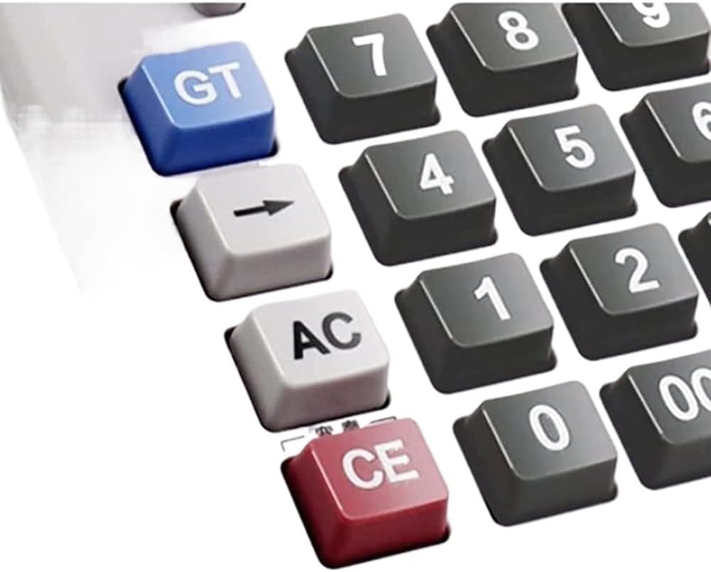 Calculator Scientific Calculator, office calculators, Multifunction Solar Voice Scientific Calculator, 12-Digit Large-Screen Display Multi-Function Calculator, Suitable for Office Business Color Wh