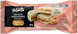 Biscoito Arroz Amendoim Coberto Branco Zero Açúcar Naturatta 40G