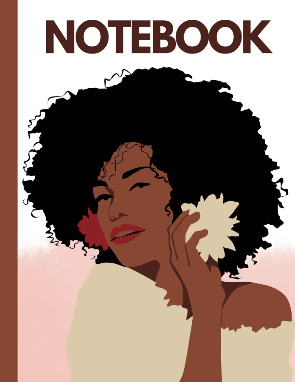 NOTEBOOK: CLASSY WOMAN 8.5 X 11" WIDE RULED NOTEBOOK