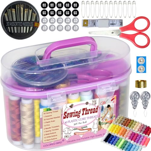 40 Spools of Sewing Thread,Gift Box Portable...