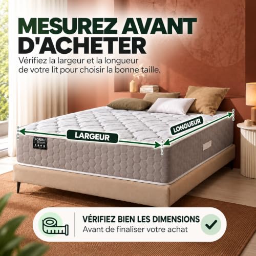 Matelas 110x180 Mémoire de Forme 7 Zones T-ORMU