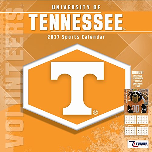 Turner Licensing Sport 2017 Tennessee Volunteers Team Wall Calendar, 12"X12" (17998011819)