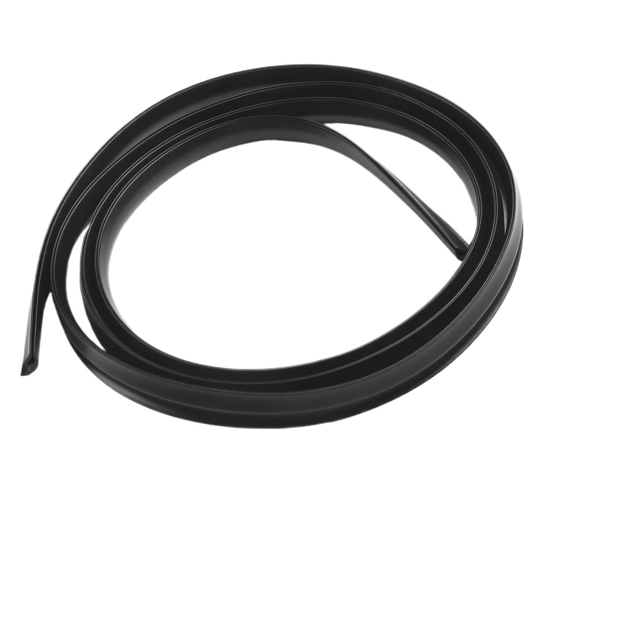 Automotive Weather Stripping 2meters Car Edge Weatherstrip Rubber Sealing Windproof Protection Front Windshield Sunroof Sealing Strip Car Decoration Strip