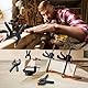 KAHEIGN 8Pcs Quick Grip Klemmen Schnellgriffklemmen Set, 4pcs 4-Zoll Schnellspannklemme Ratschenstangenklemmen Einhandstangenklemme und 4pcs Federklemmen für Holz Schnelle und einfache Klemmung