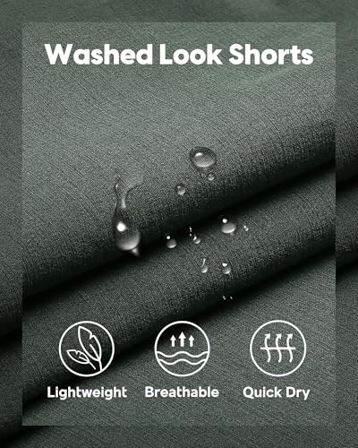 Image of maamgic Men's 5 inch Inseam Shorts Pull-On Relaxed Fit Comfort Stretch Short Shorts with Pocket