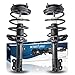 Detroit Axle - Front Driver & Passenger Side Complete Strut & Spring Assembly - Automatic Transmission Only
