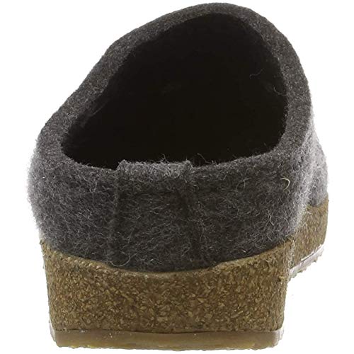 HAFLINGER Unisex-Adult Grizzly Stelline Wool Felt Indoor/Outdoor Clogs, 60 EU2