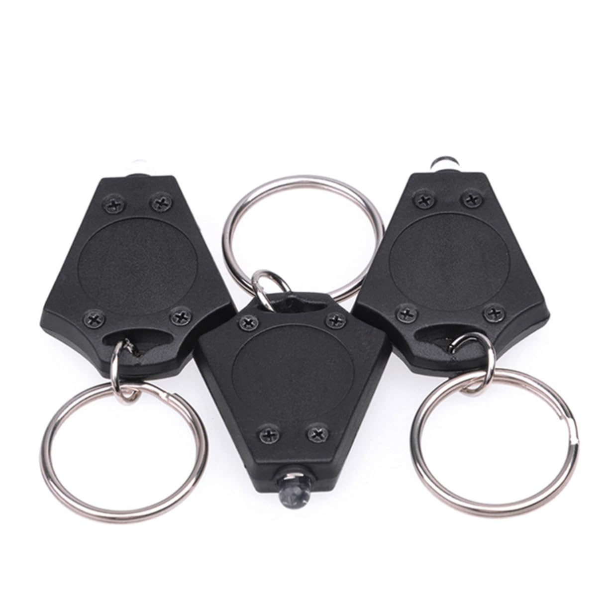 WHAMVOX 10 PCS Mini Flashlight Keychain Water Resistant LED Keychain Light Compact Emergency Torch for Camping Hiking and and Lightweight Design