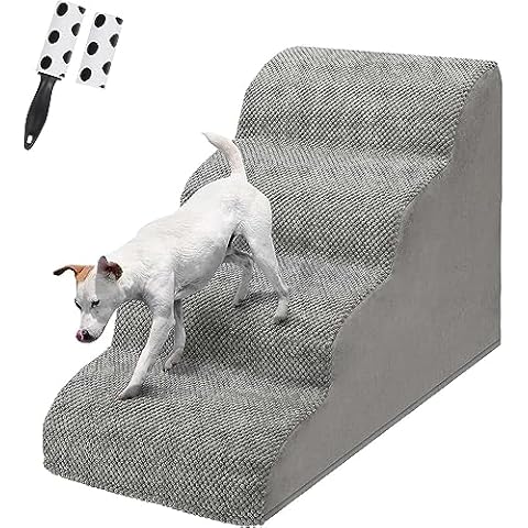 LIANTRAL 4-Steps Non-Slip Dog Stairs Cover