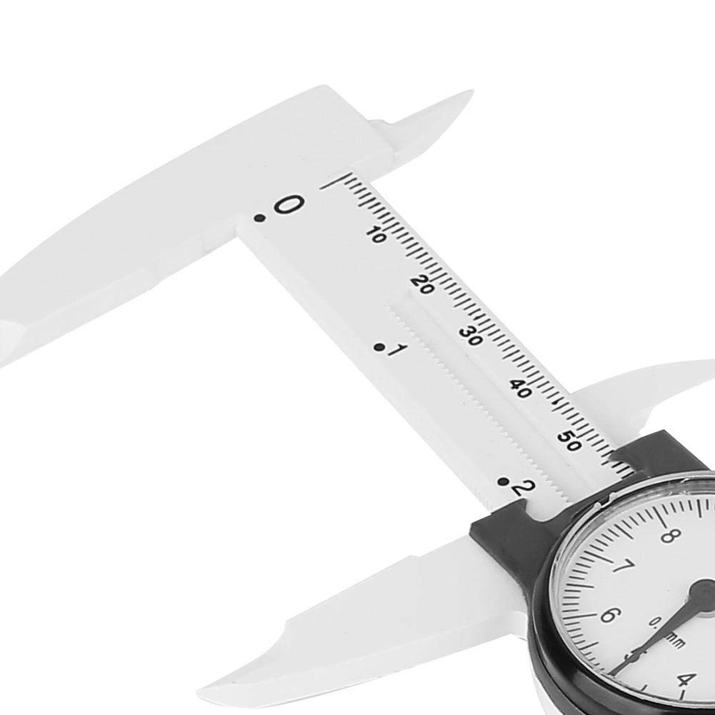 Dial Caliper 0-150mm Plastic Dial Vernier Caliper Ruler Gauge Roofessional Measure Tool(Blanco)