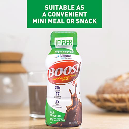 Boost High Protein With Fiber Complete Nutritional Drink thumb #3