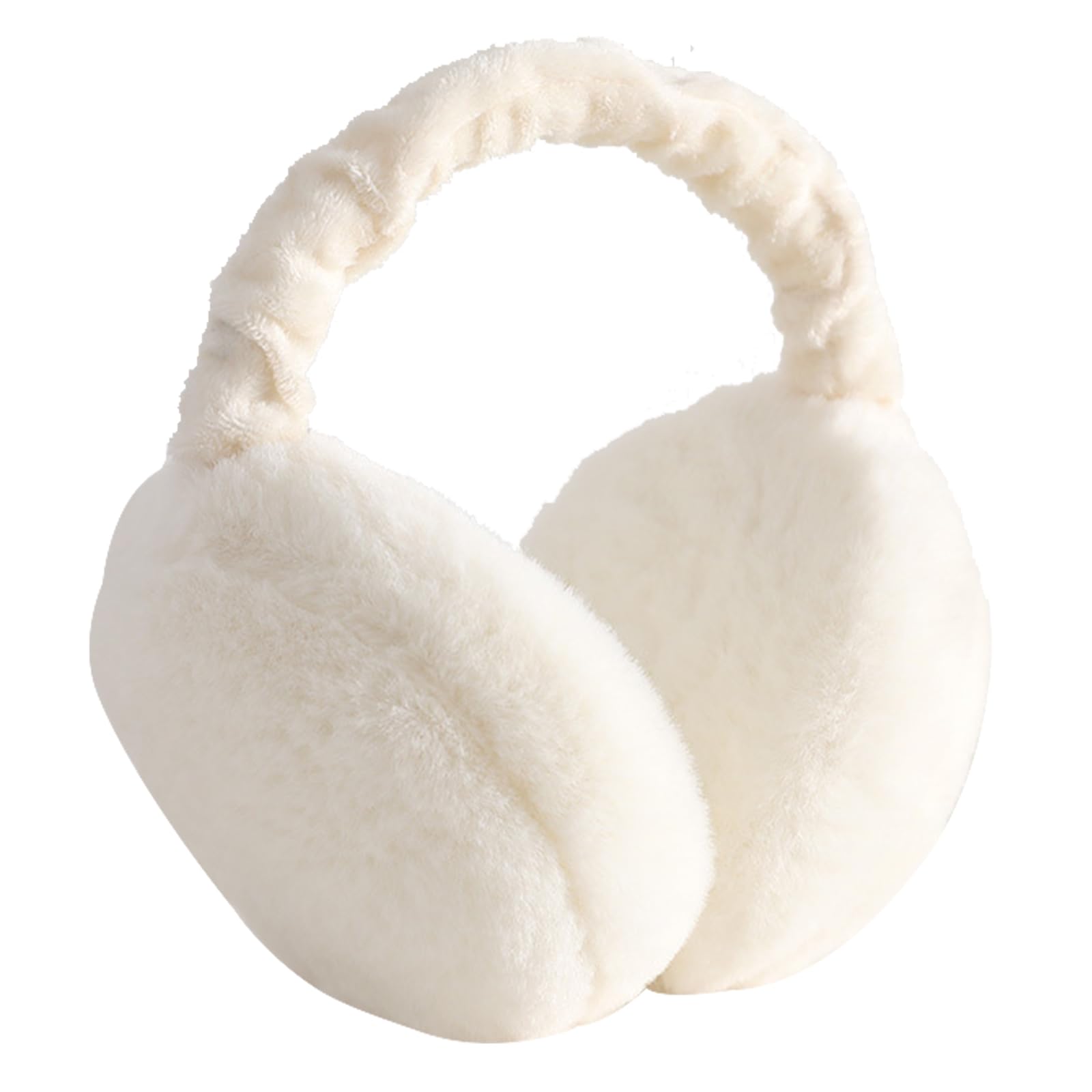 IHCEMIH Ohrenschützer Damen Ohrenschützer Winterzubehör Flauschig Plüsch Faltbar Erwachsene Outdoor Thermo-Ohrenwärmer Skifahren Laufen Ohren Schutz vor Wind Kalt Modisches für Mädchen Herren