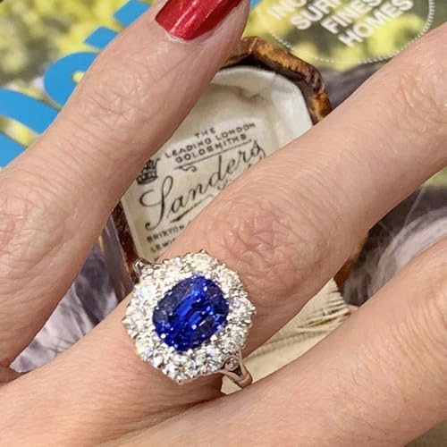 White Golden Plated Copper with Claw Oval Cubic Zirconia Engagement Rings Wedding Bridal Band Promise Rings Evening Parties Anniversary Valentine's Day Gifts Eternity Bands for Women3