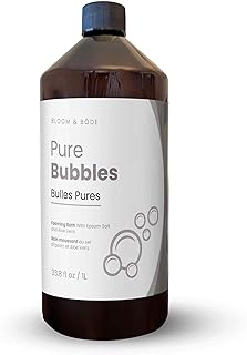 Luxury Unscented Foaming Bath - Natural Fragrance-Free Bubble Bath with ...