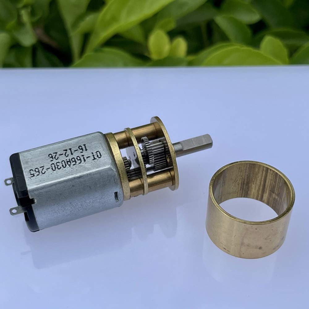 electronic starter dc 16GA-030 reductor de engranajes de Metal, electronic starter de engranajes eléctrico de baja velocidad, reductor de velocidad invertida de alto Torque, 130-325RPM, piezas de cont