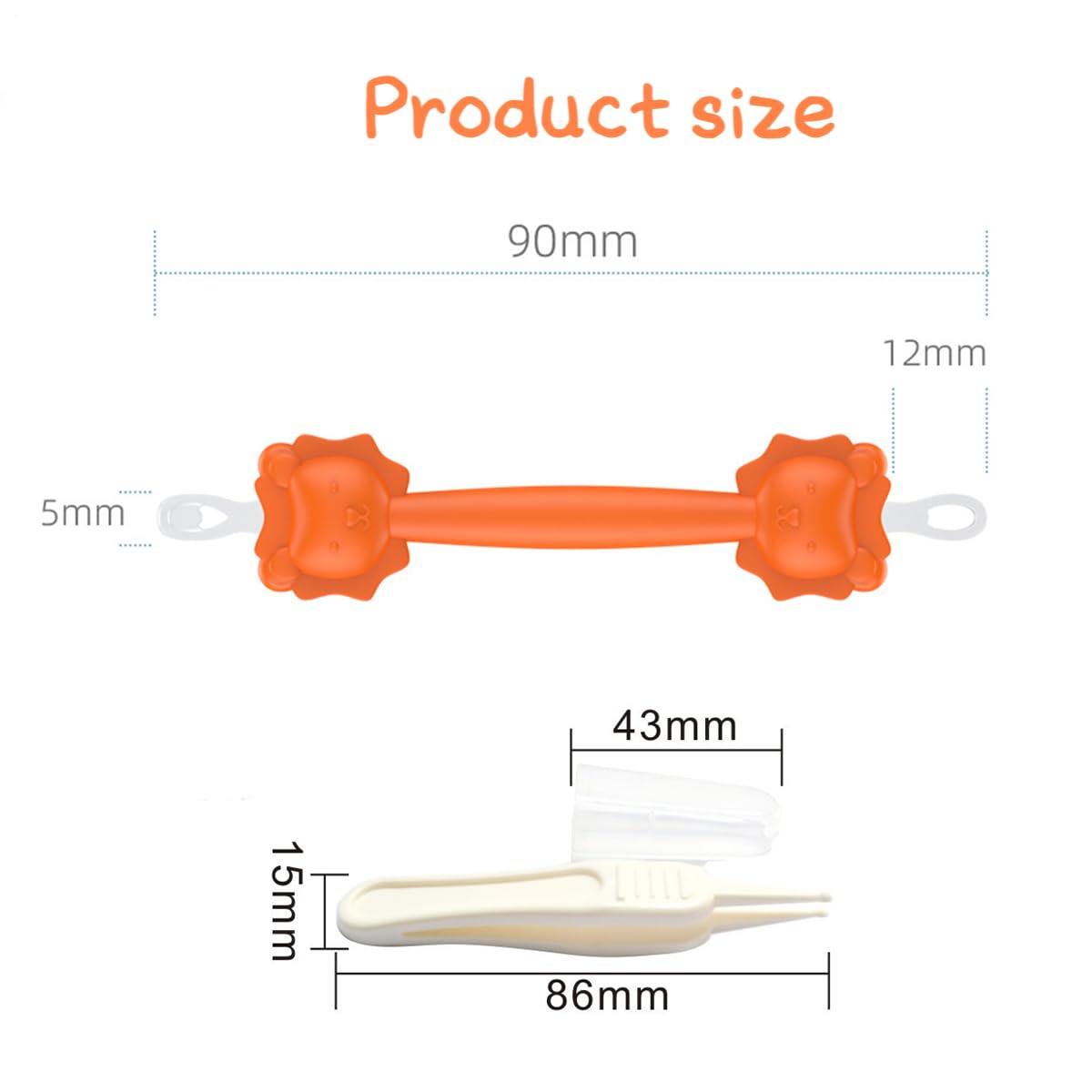 Nose Cleaner Kit, Reusable Nasal Cleaner and Tweezers — Amazon image 2