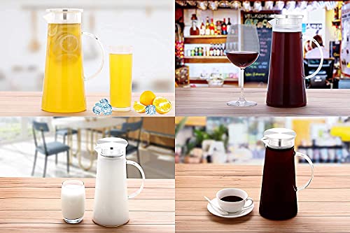 Image of Premium Water and Juice Glass & Borosilicate Glass Jug Set Combo [6 Piece Glass 300ML & 1 Piece Jug 1.8 Liter] Transparent Pitcher Set for Dining Table, Home & Restaurant,Party (MTS - 31)