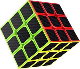 مكعب سحري من ألياف الكربون 3×3 لتبسيط عقلك؛ مكعب سرعة احترافي سحري للمنافسة؛ دوران سريع، سلس ومتين