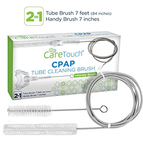 Care Touch CPAP Tube Cleaning Brush - Flexible Stainless (7 Feet) Plus Handy