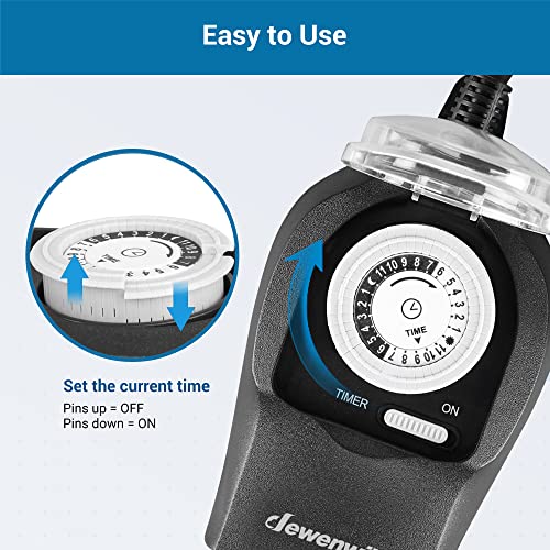 Dewenwils HOMT12B Outdoor Timer For Lights Waterproof thumb #4