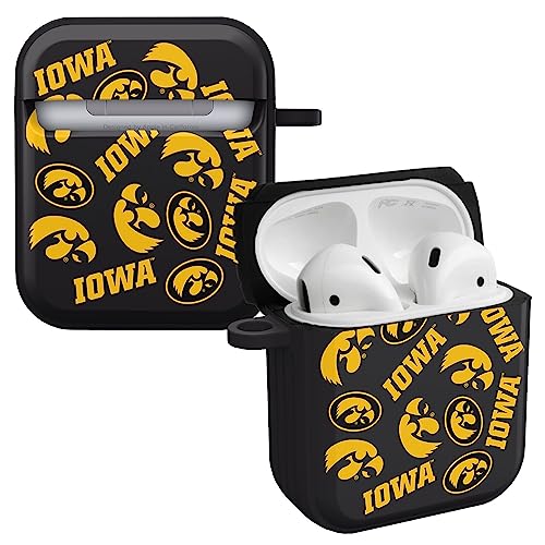 AFFINITY BANDS Iowa Hawkeyes HDX Case Cover Compatible with Apple AirPods Gen 1 & 2 (Select)