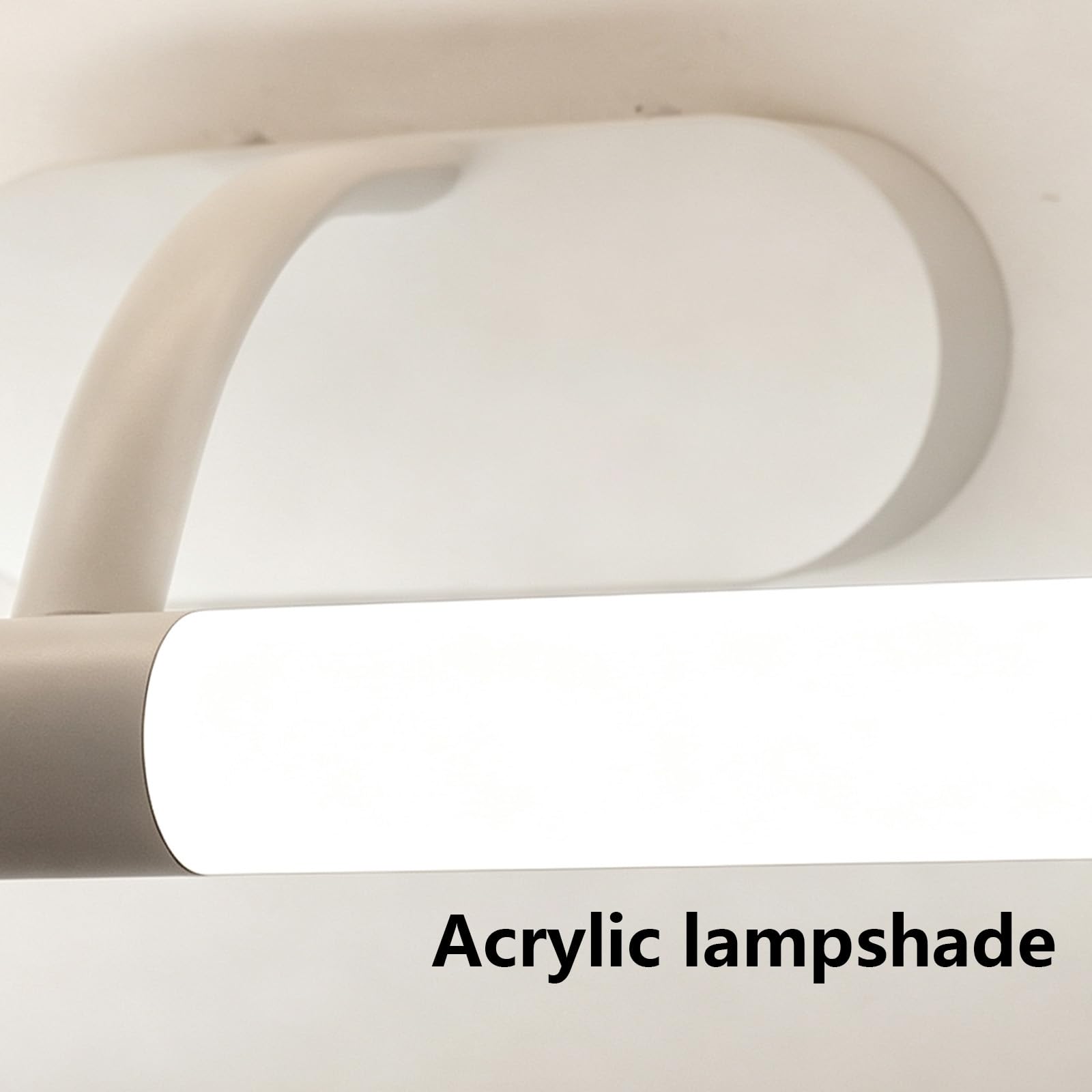 LED Spiegelleuchte Bad Wandlampe LED Wandleuchte Modern Weiß Wasserdichte Wandbeleuchtung Acryl Wandleuchten Lange Dekorativ für Keller Küche Badschrank (Neutrales Licht,60cm)